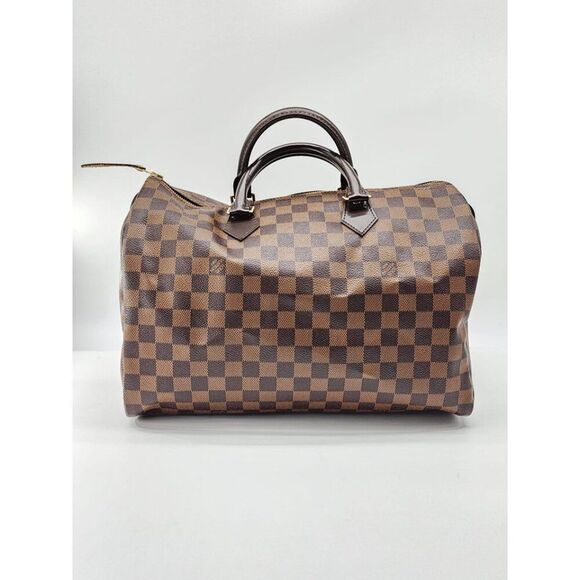 Louis Vuitton Speedy 35 Tote in Damier Ebene Canvas | Mint Condition - Picture 3 of 9